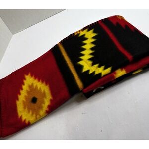 NWOT St Labre Indian School Blanket Southwest Aztec Native Throw Fleece 49"x 30"